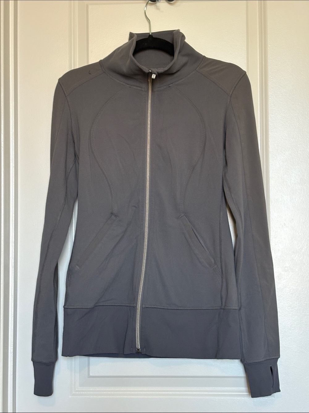 lululemon athletica Gray Full-Zip Utility Jacket